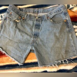 501s Levi's cut off women's shorts